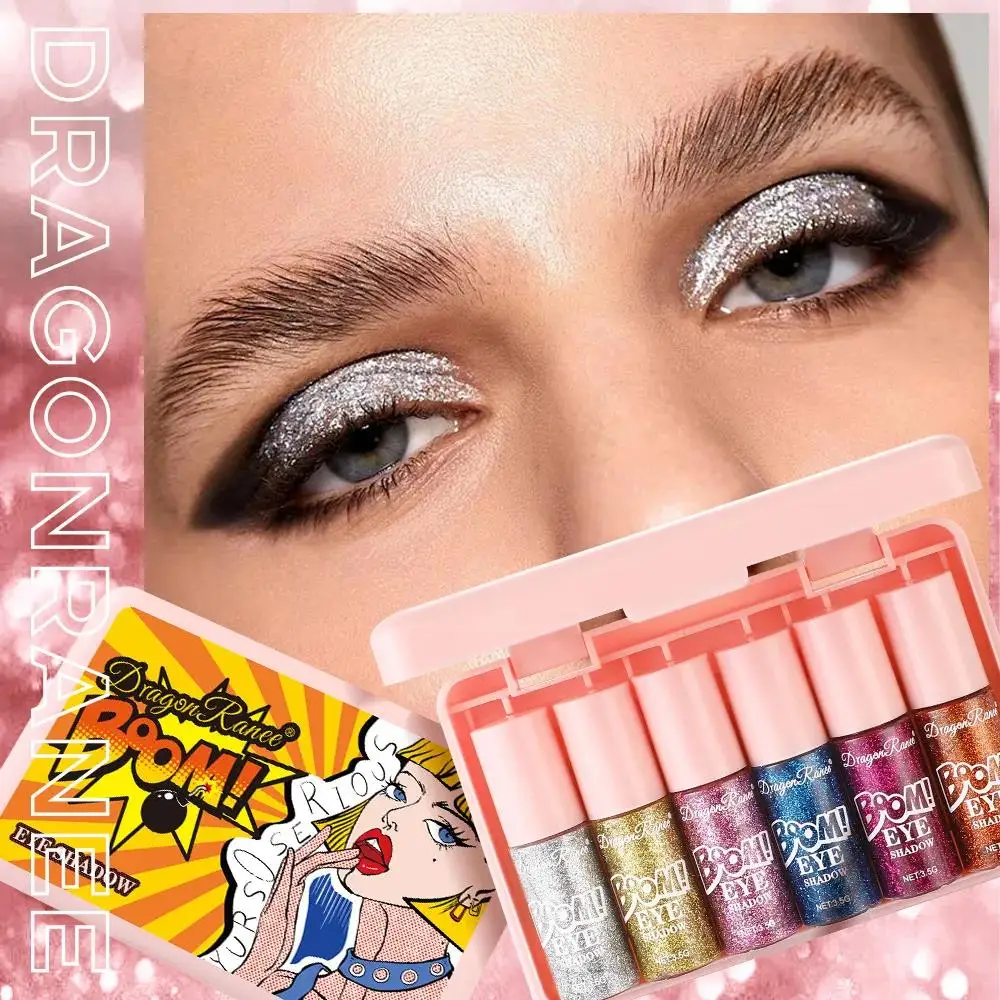 Liquid Eyeshadow Palette Waterproof Long Wearing Shimmer Makeup Kit Brilliant Smooth Cosmetics Eye Shadow