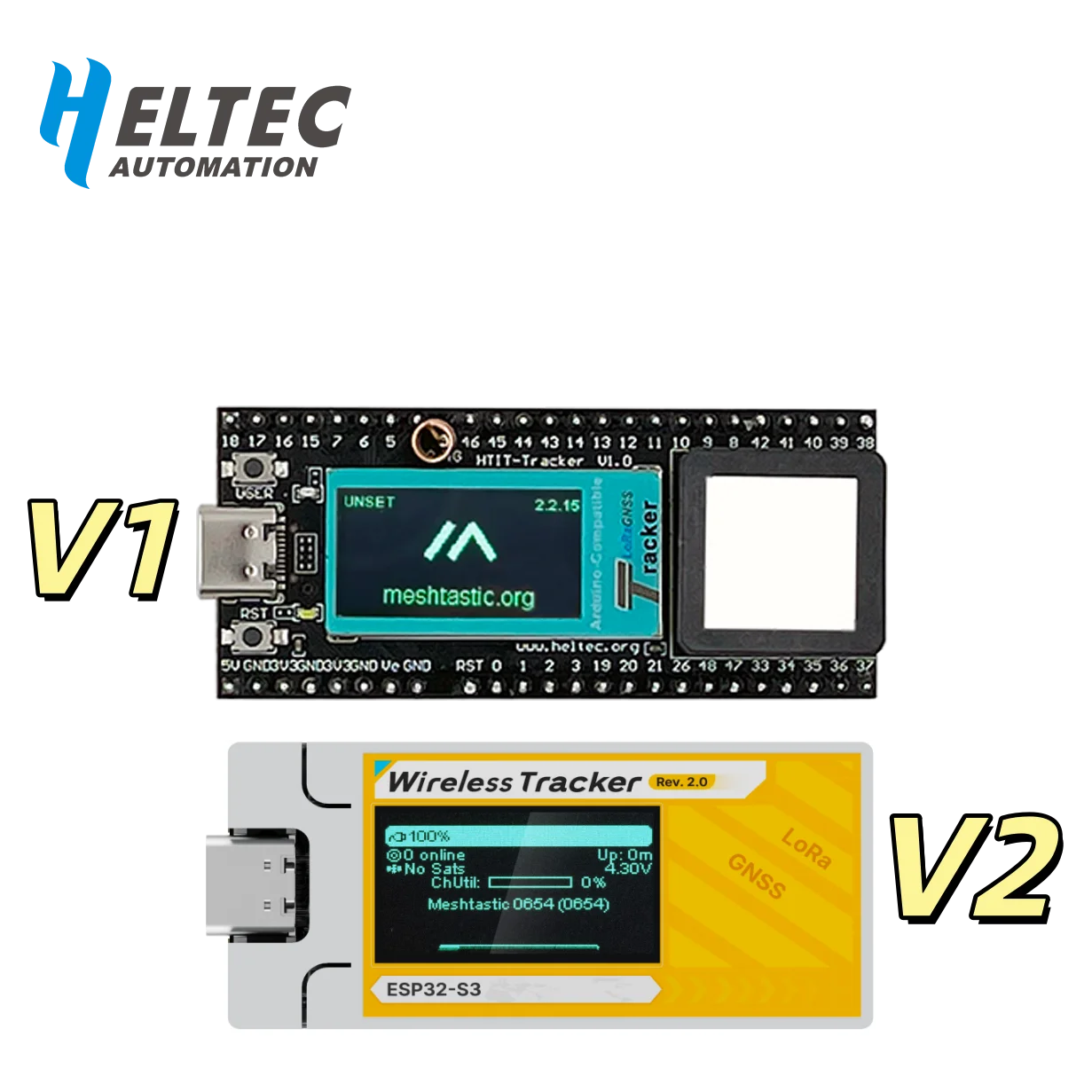

New Heltec ESP32 LoRa v3 Meshtastic Network Asset Tracker Wi-Fi Bluetooth GPS tracker for vehicle bike kids Pet Car fitness