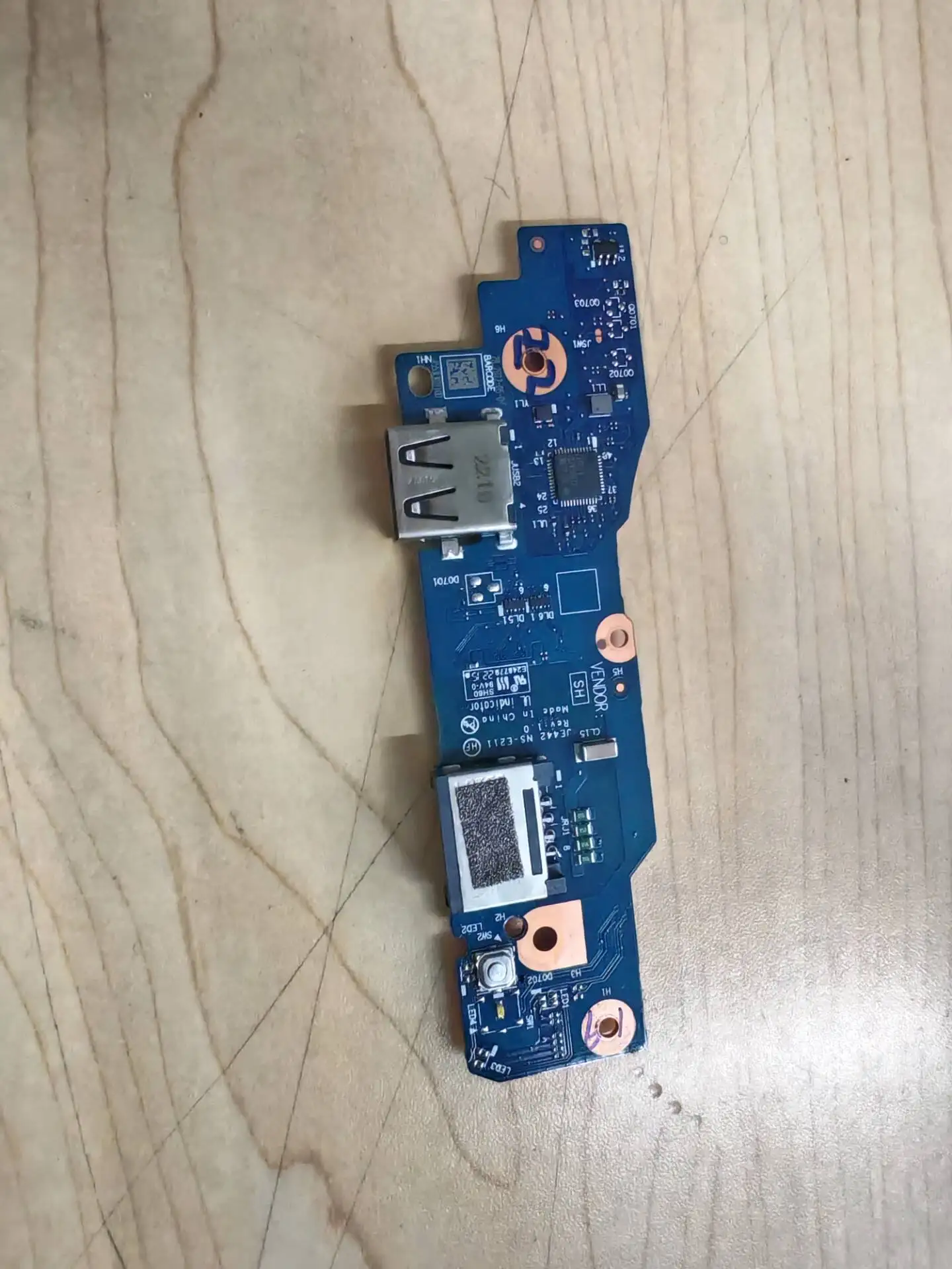 Used for Laptop E14 Gen 4 Switch Board USB Board IO Board No-FPR 5C51C94269 5C51R61935 NS-E211