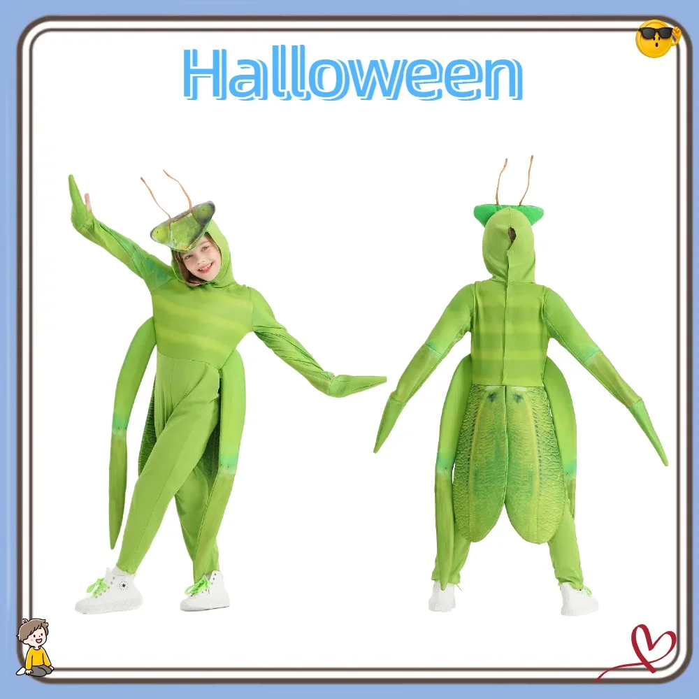 أزياء الهالوين للأطفال على شكل حيوانات للعب الأدوار التأثيرية أداء السرعوف التأثيري
