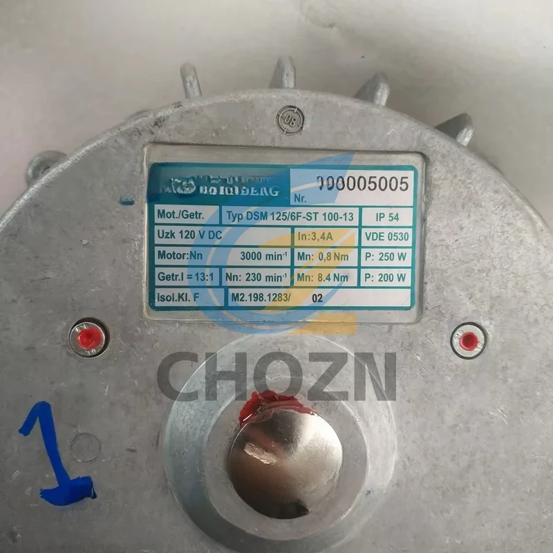 الأصلي M2.198.1283/02 محرك بكرة الماء الملطف M2.198.1283/01 DSM 125/6F-ST 100-13 لأجزاء هايدلبرغ SM74 SM102 CD102