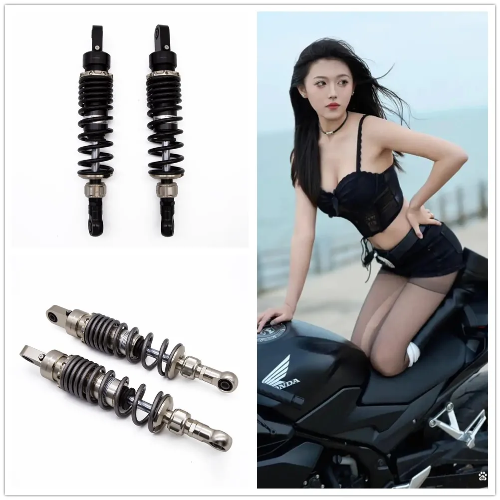 Motorcycle 340mm CNC Adjustable damping Suspension Absorber Shock For Honda DAX125 2021-2025