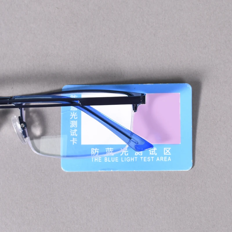Metal Anti-blue Light Reading Glasses Men Half Frame Business Eyewear Farsighted Eyeglasses Diopter +1.25+1.75+2.25+2.75+3.5 image 6