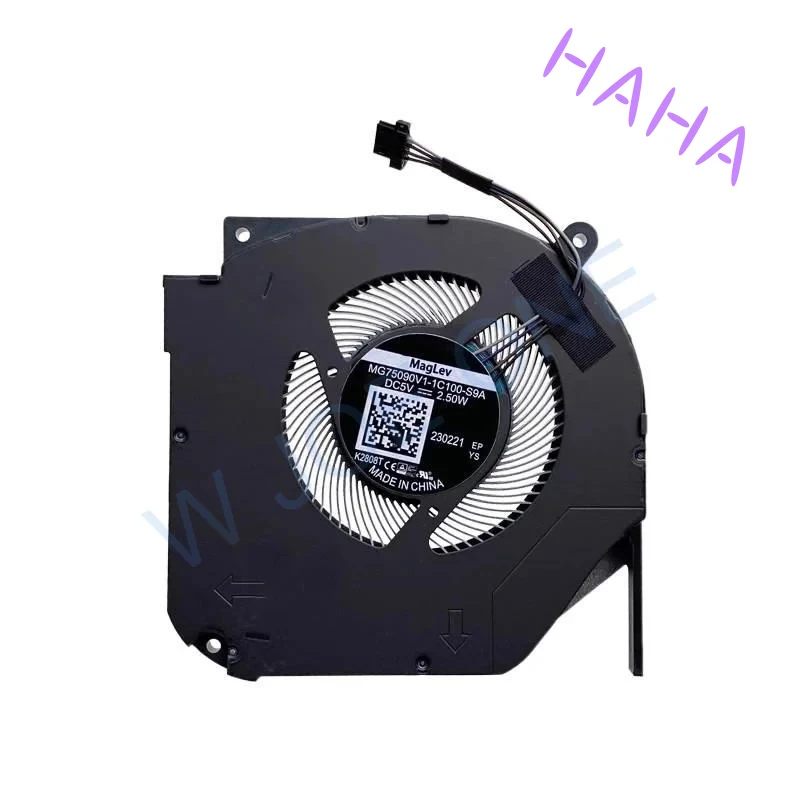 H+ A++ MG75090V1-1C100-S9A For Mechanical Revolution Jiaolong 7 Titanium Tantalum Plus Fan RTX30 Series CPU Cooling Fan