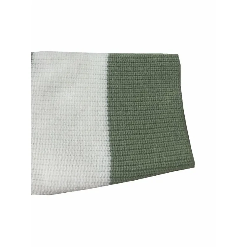 Suéter de retazos informal a rayas con cuello redondo a la moda para otoño e invierno de talla grande 1XL-5XL para mujer