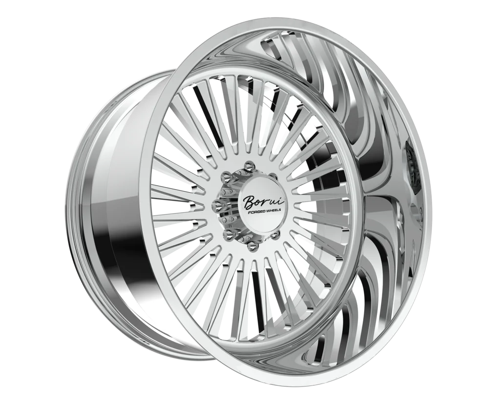 Borui Forged Wheel Truck Wheel Single Alloy Wheels Forged 22x12 24x14 26x14 30x16 Passenger Car Wheels With 5 6 8 Holes