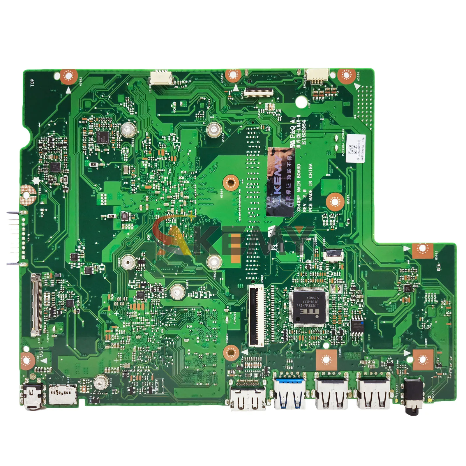 X540BP Laptop Motherboard For ASUS VivoBook D540B A540B X540B R540B F540B X540BP Mainboard With A6 A8 A9 CPU 100% tests OK stk