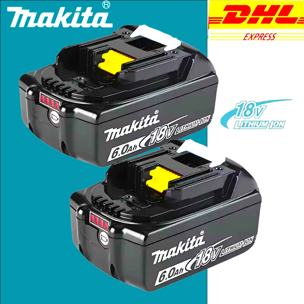 

Original Makita 18V6.0Ah battery, suitable for replacing Makita BL1830B BL1850B BL1850 BL1840 BL1860 BL1815 electric tool batter