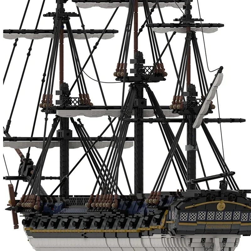 Moc Bouwstenen Fregat Surveillante Model Boot Technologie Modulaire Schip Blokken Geschenken Speelgoed Voor DIY Sets Montage