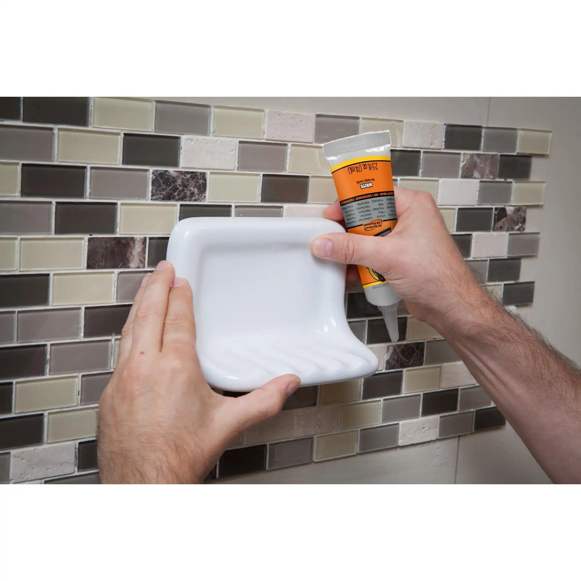 Клей Gorilla Adhesivo de Construcción Resistente 2,5 унции, Blanco. Модель Es 8020002.