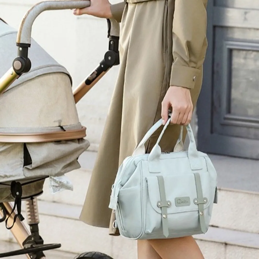 

Multifunctional Mommy Backpack Durable Material Anti Splash Water Mommy Shoulder Bag Large Capacity Maternity Design