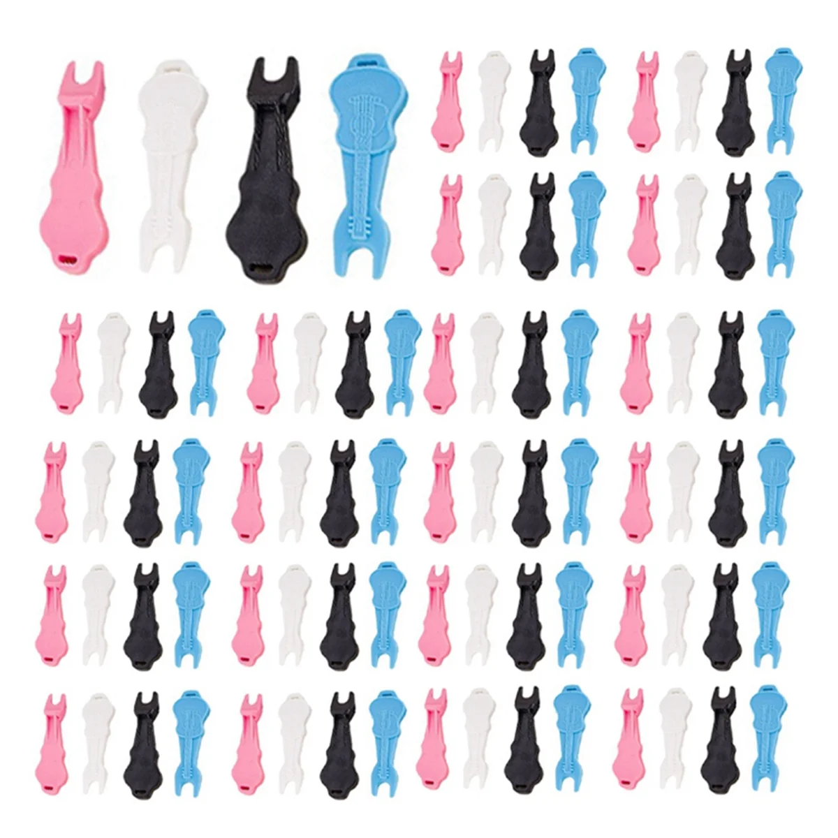 N18R 100pcs Guitar Bridge Pins Puller Folk Guitar String Winder Peg Puller Tool Set Four Colors Randomly Guitar Accessories