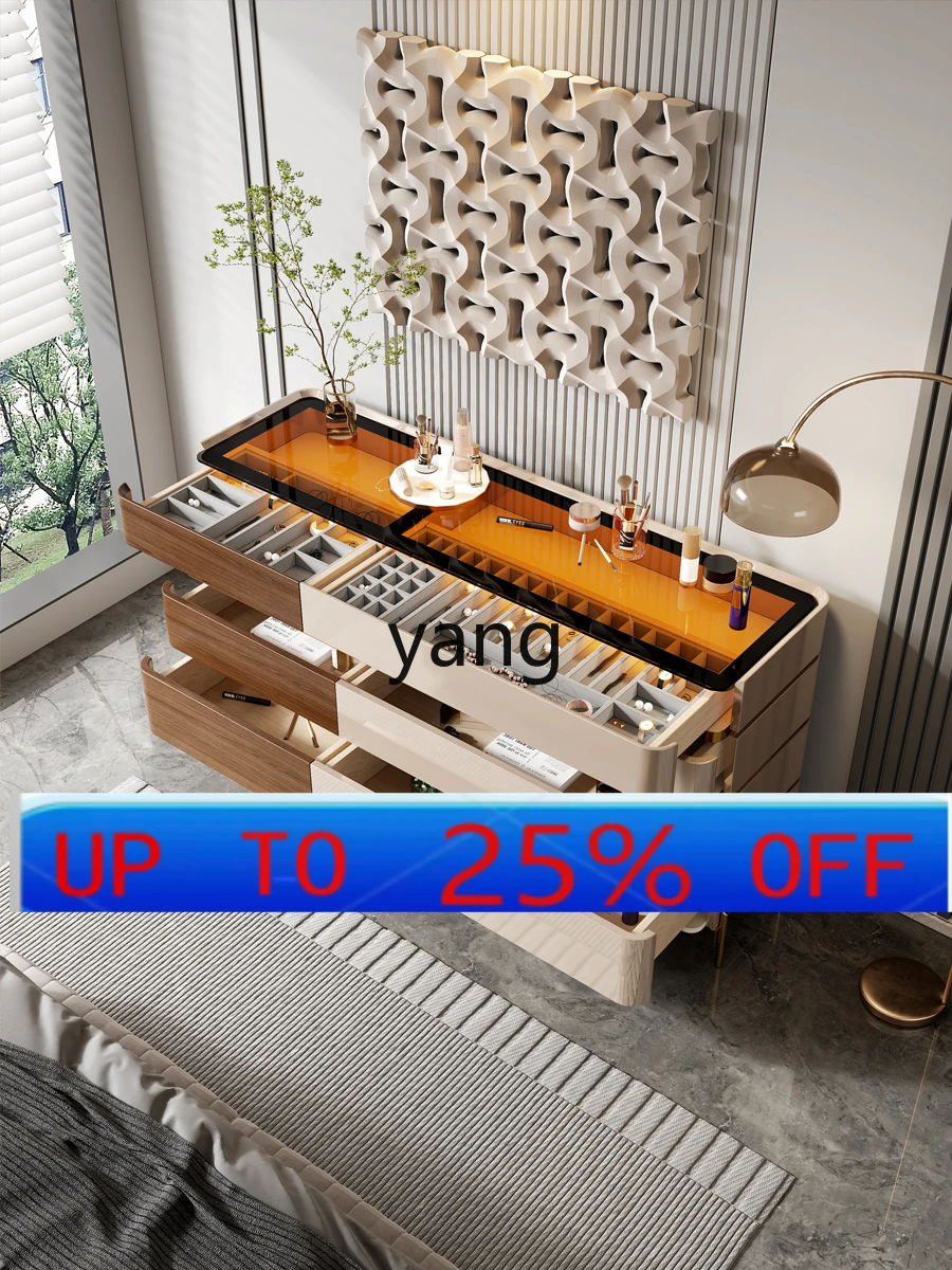 

CX Light Luxury Modern Minimalist Solid Wood Bed Front Cabinet Living Room Eight Spares Cabinet Paint Storage Cabinet