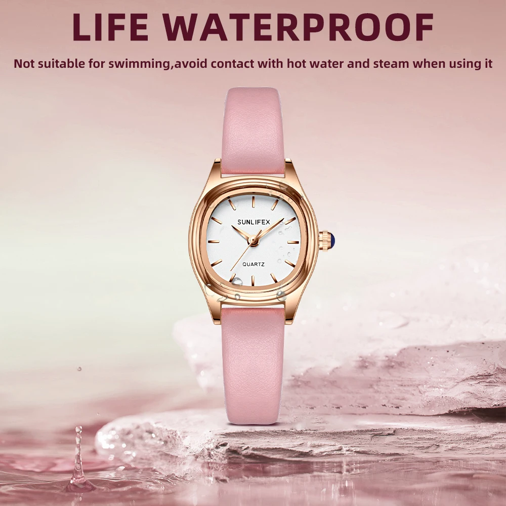 Sunlifex orologi da donna stile retrò per orologi di moda coreani aziendali