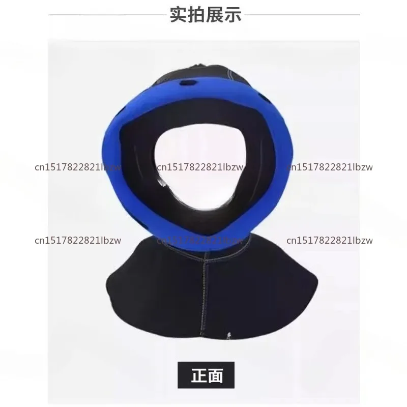 Professional Diving Helmet with Communication, Anti-Pressure Diver Cap for Safety