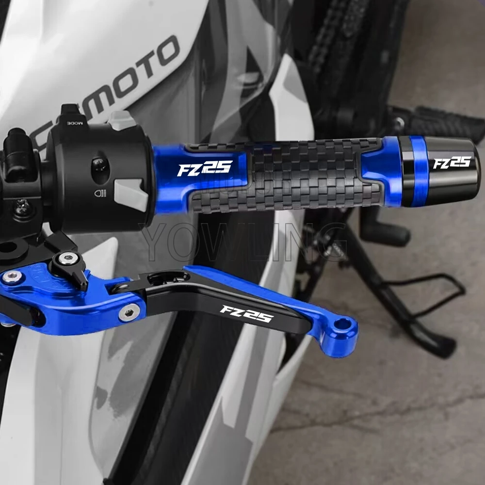 For YAMAHA FZ25 FZ 25 FZ-25 2023 2022 2021 2020 2019 2018 2017 Motorcycle Adjustable Brake Clutch Levers Handlebar Handle grips