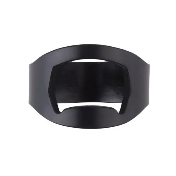 

Finger Ring Bottle Opener Stainless Steel Tool for Beer Bar Keychain Portable Lightweight Design 20mm Finger