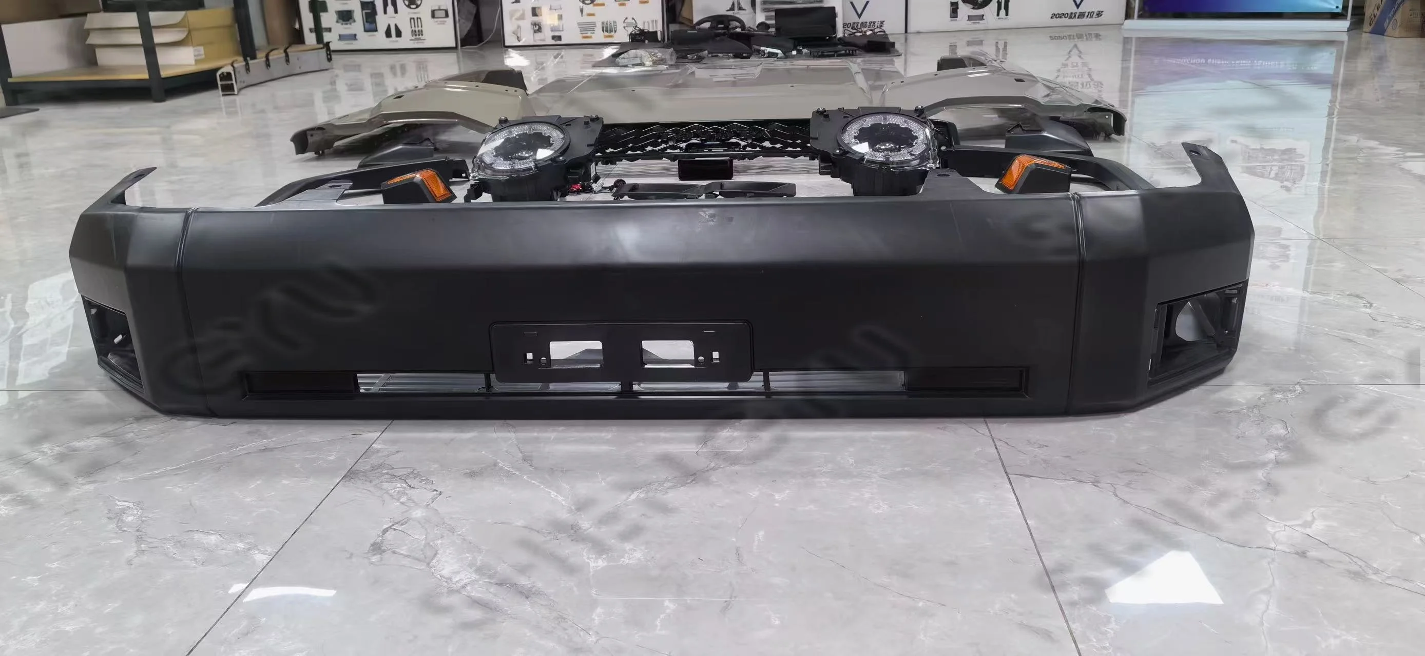 

Модифицированный бампер, капот, крылья, решетка радиатора для Toyota LC70 LC76 LC79 2002-2022 годов выпуска, обновление до стиля 2024 года