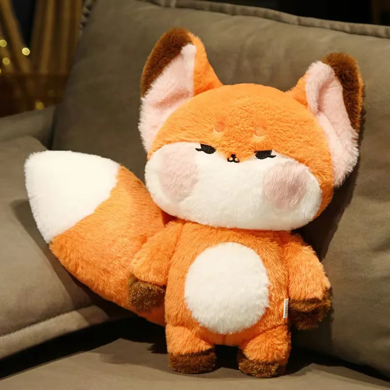 Cute Big Tailed Fox Plush Pendant Plush Toy Bag Accessories Keychain Pendant Bag Car Pendant Children\'s Gifts