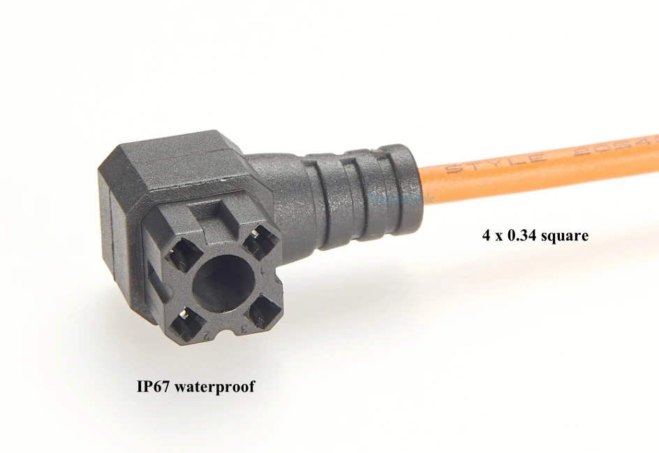 G4W1F Magnetventilstopfen zum Öffnen der Kabelbaugruppe G-Serie Hydraulikventil rechteckiger elektrischer Anschluss für Hirschmann – Detail 1