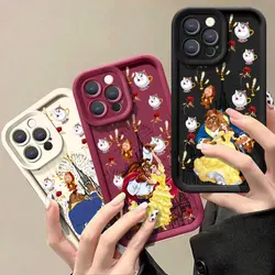 Disney Beauty And The Beast Case For VIVO Y100 Y93 Y91 Y81 Y78 Y77 Y76 Y75 Y72 Y51 Y50 Y36 Y35 Y28 Y27 Y22S Y21 Y20 Y19 5G Cover