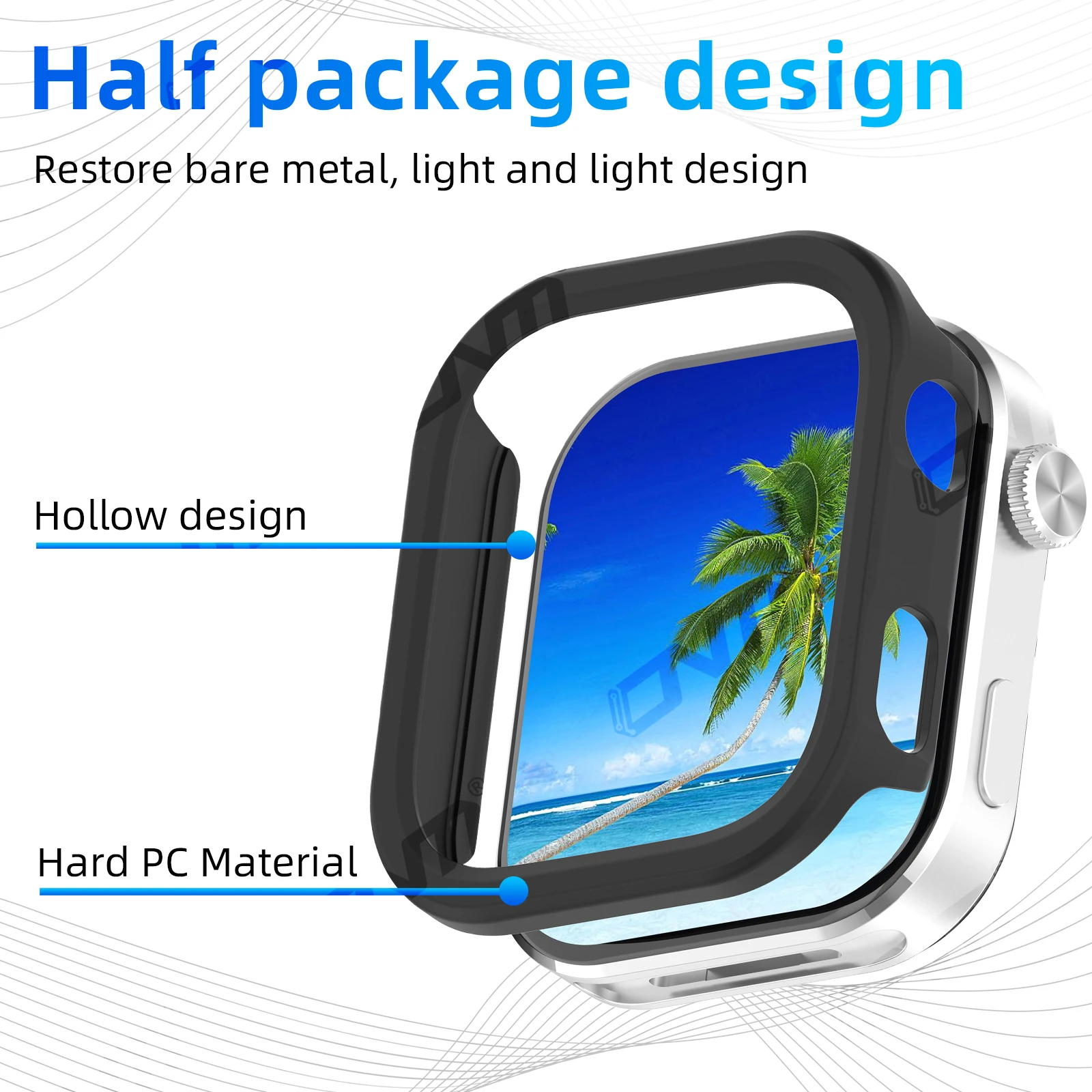 حافظة مجوفة لساعة Xiaomi Redmi 6 ساعة ذكية غطاء حماية صلب مضاد للخدش غطاء ممتص للصدمات لملحقات Redmi Watch6 #6