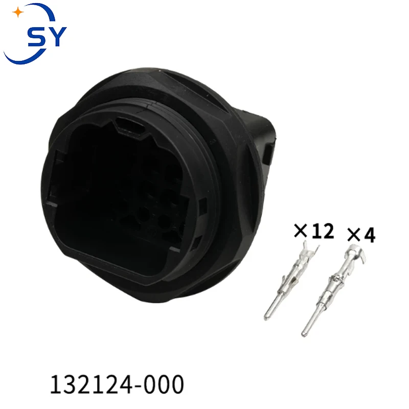 Car Waterproof Connector 132124-000 Male And Female Plug 16P Size Hole Connector 132124-001 Shell With Terminal