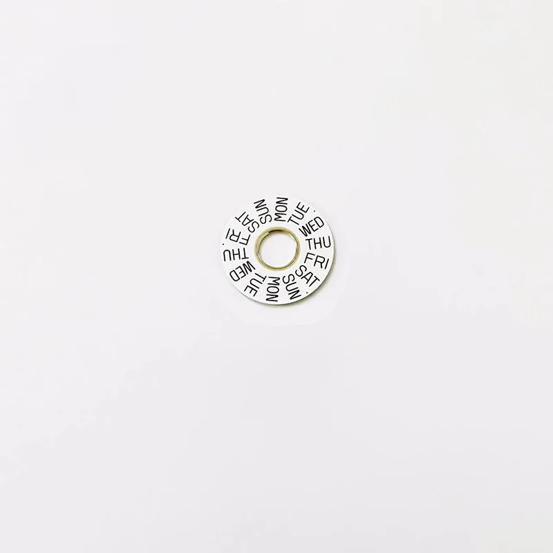 أجزاء إصلاح الساعات الميكانيكية الحركية ، ملحقات الساعات ، قرص الأسبوع ، مناسبة لـ ETA ، من أجل