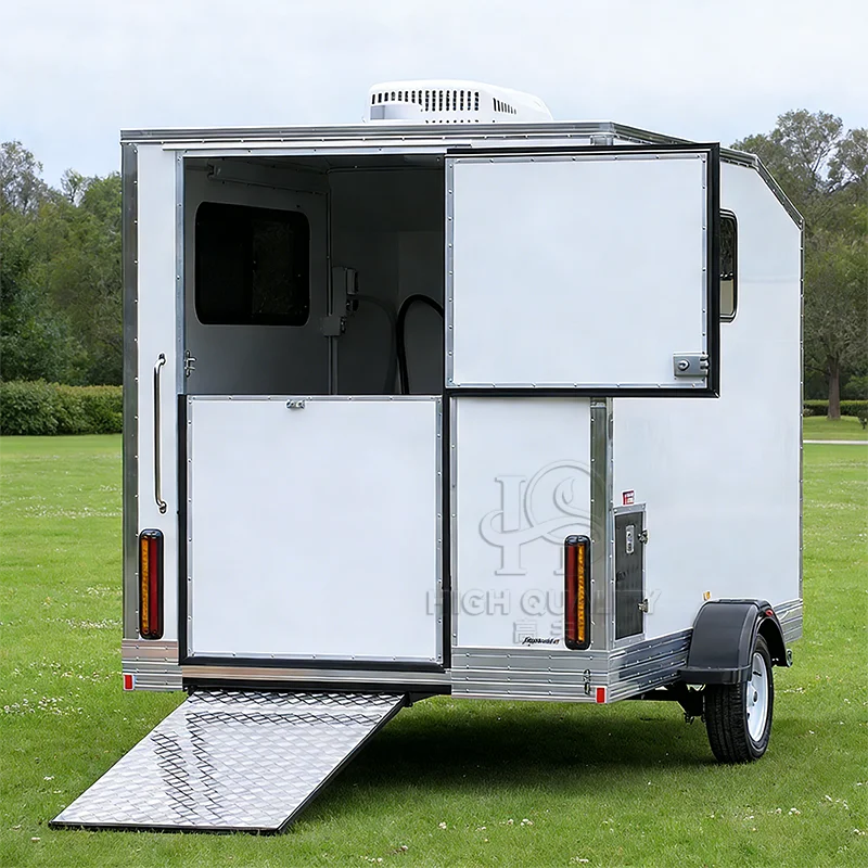 High Quality Dog Grooming Trailer Enclosed Mobile Unit With Full Equipment For Professional Pet Care Business