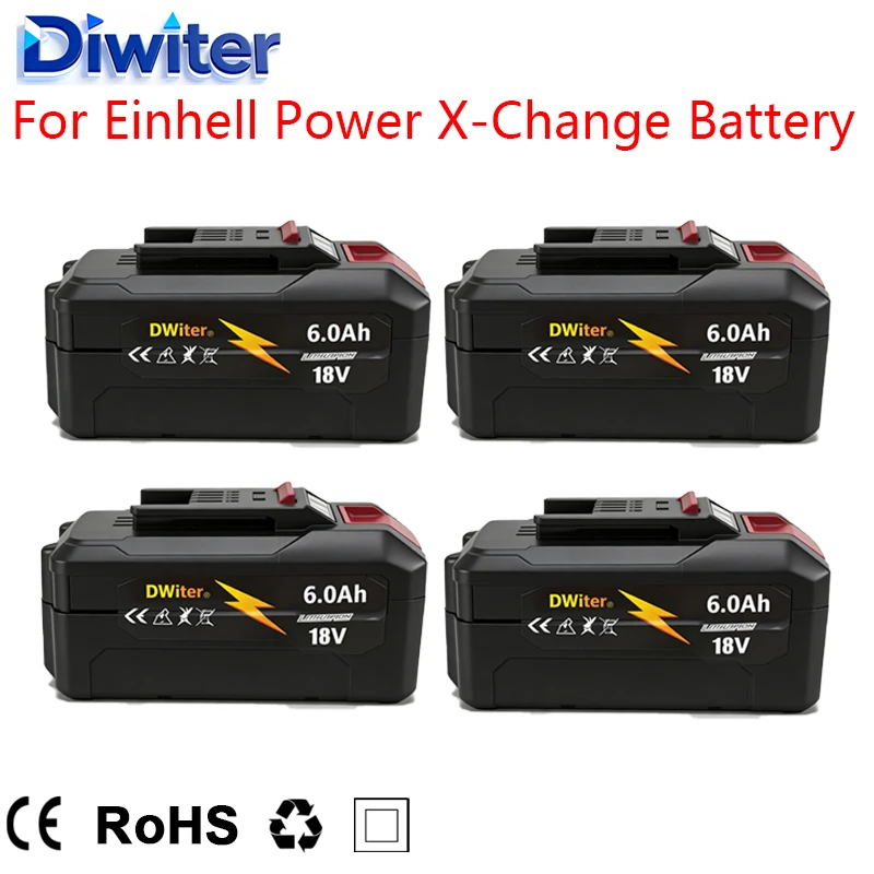 

good New 18V 9000mAh Lithium-ion Rechargeable Battery 4511481 for Einhell 18-Volt Power X-Change Cordless Power Tools, Ozito