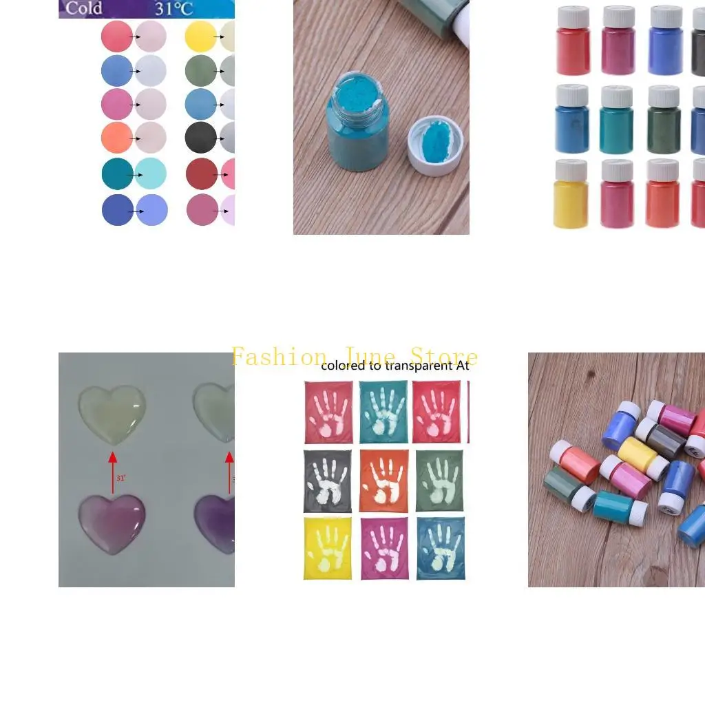 

N5KA Пигментный порошок, термочувствительный порошок для изменения цвета для краски, эпоксидной смолы, искусства