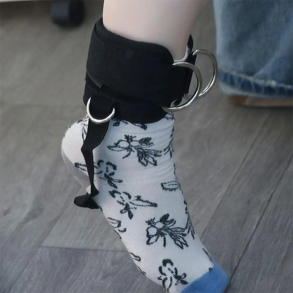 Buttocks Shaping Fitness Ankle Buckle with Foot Straps Adjustable Ankle Strap Leg Cuffs Comfortable Padded Leg Strength Trainer