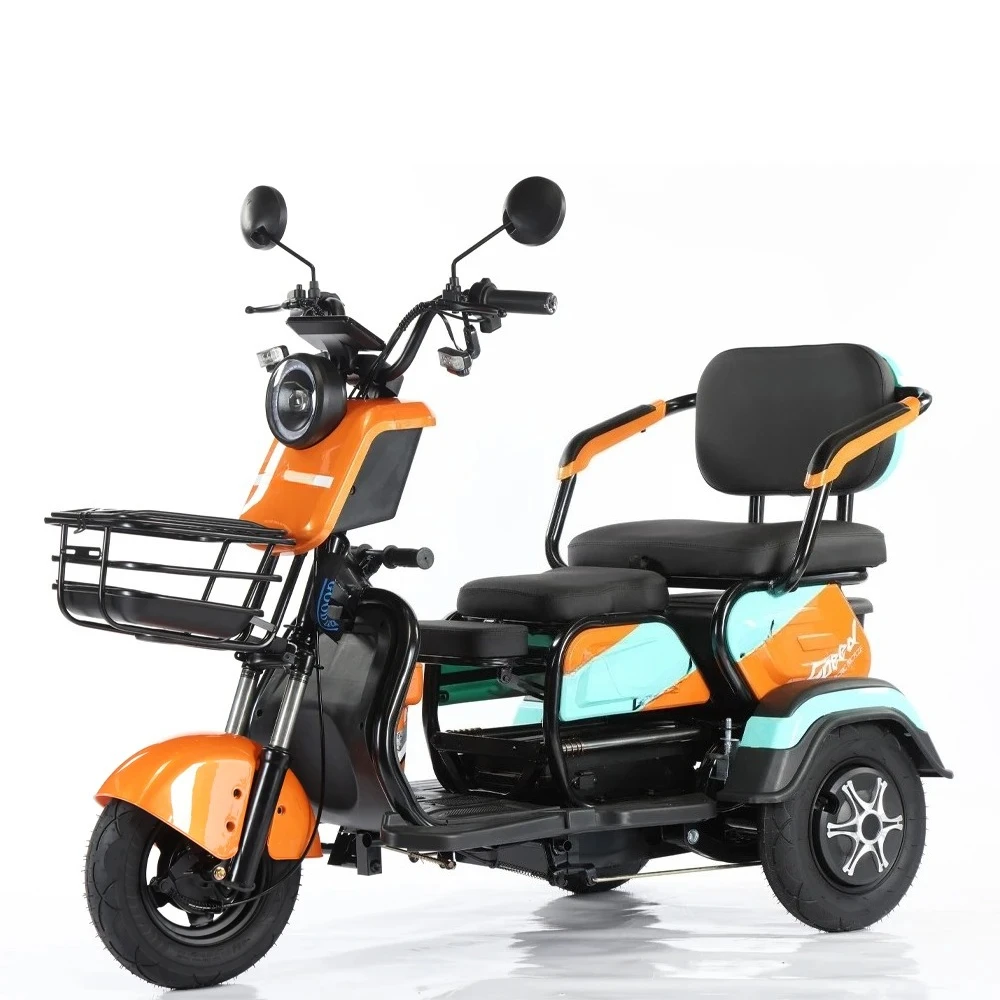 

OEM ODM 48V 500W Three Wheel Electric Scooter Colorful 30km Open 30 Seats Electric Tricycle Wholesale