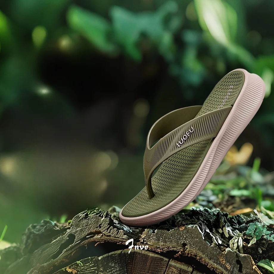 

Высококачественные роскошные модные брендовые мужские сандалии FNVS, летние нескользящие тапочки с носком, новая модель, удобная повседневная одежда из ЭВА...