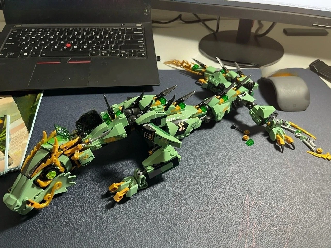 مجموعات مكعبات البناء Flying Mecha Dragon 70612 مناسبة لهدايا عيد الميلاد المتوافقة مع جزيئات Legoed