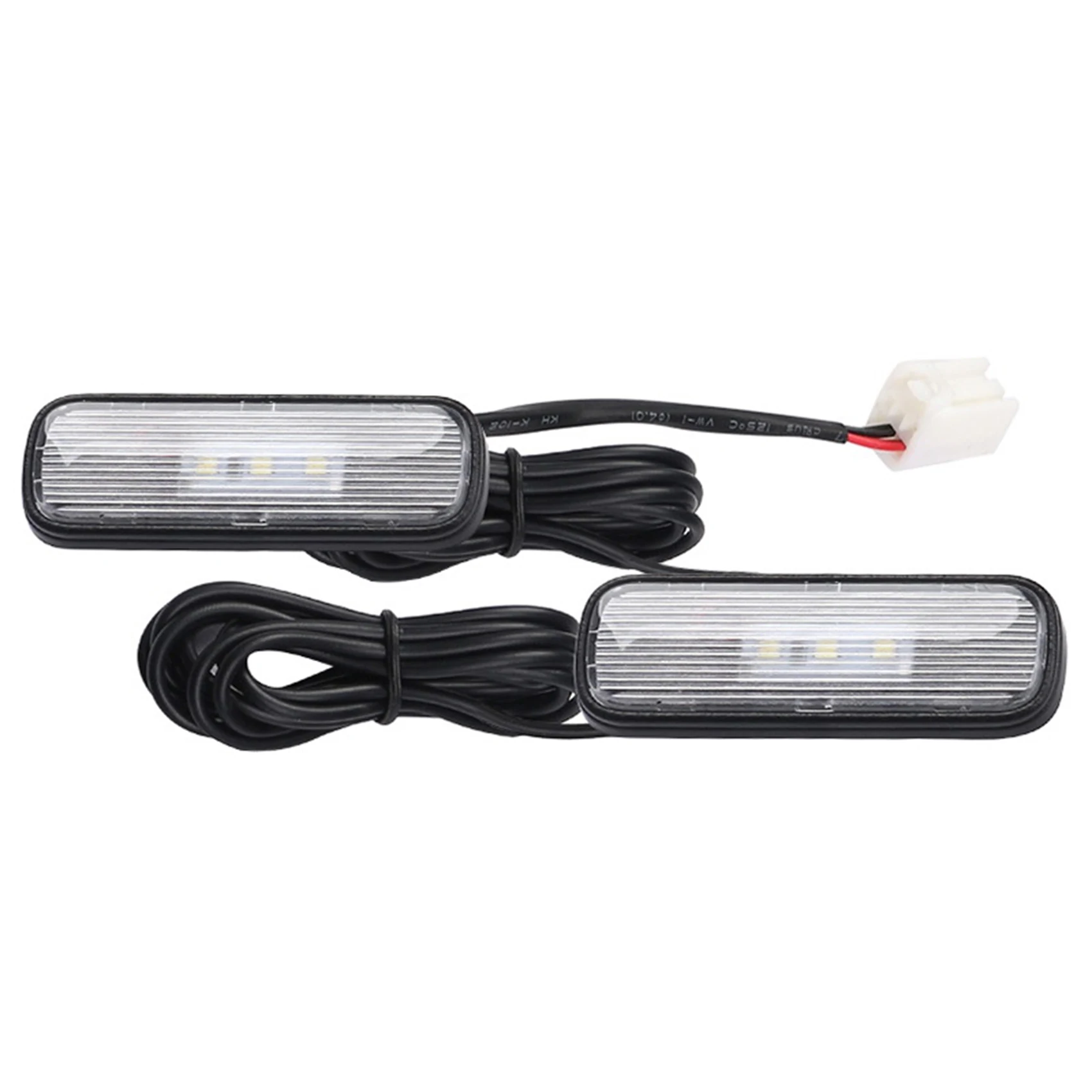 2 uds luz LED de coche luz de ambiente Interior lámpara de decoración luz de pie ambiental para Honda Civic 10. ° 2018-2020 azul