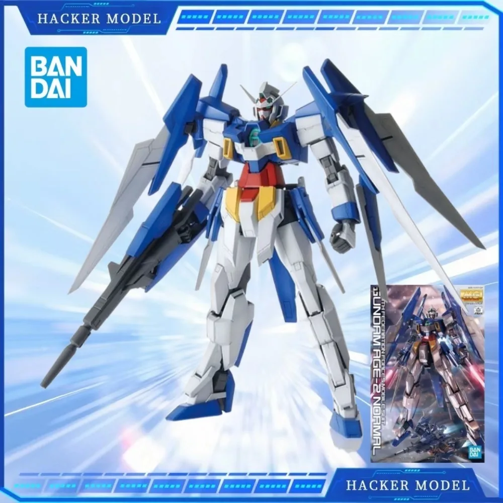 

Bandai Original Box MG 1/100 MG158 AGE-2 GUNDAM AGE-2 NORMAL Anime Full Action Assembly Figure Model Toy Gifts for Kids in Shock