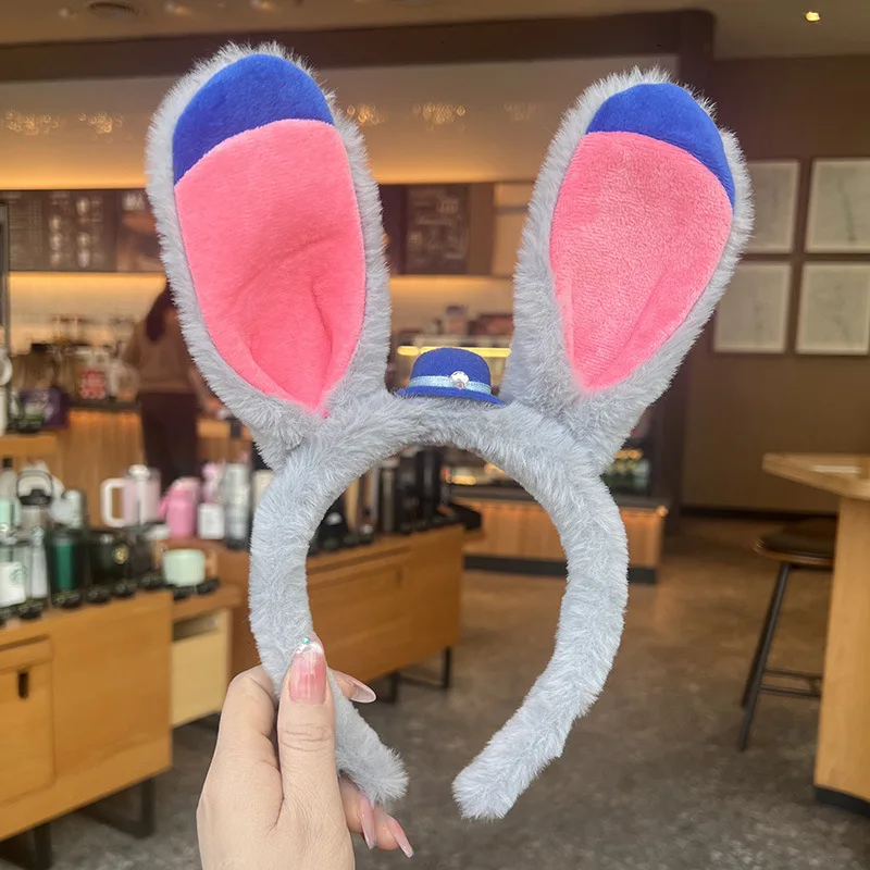 

18cm/7.09in Disney Anime Cartoon Hairband Judy Nick Stitch Peripherals Kawaii Creativity Take Pictures Props Birthday Decoration