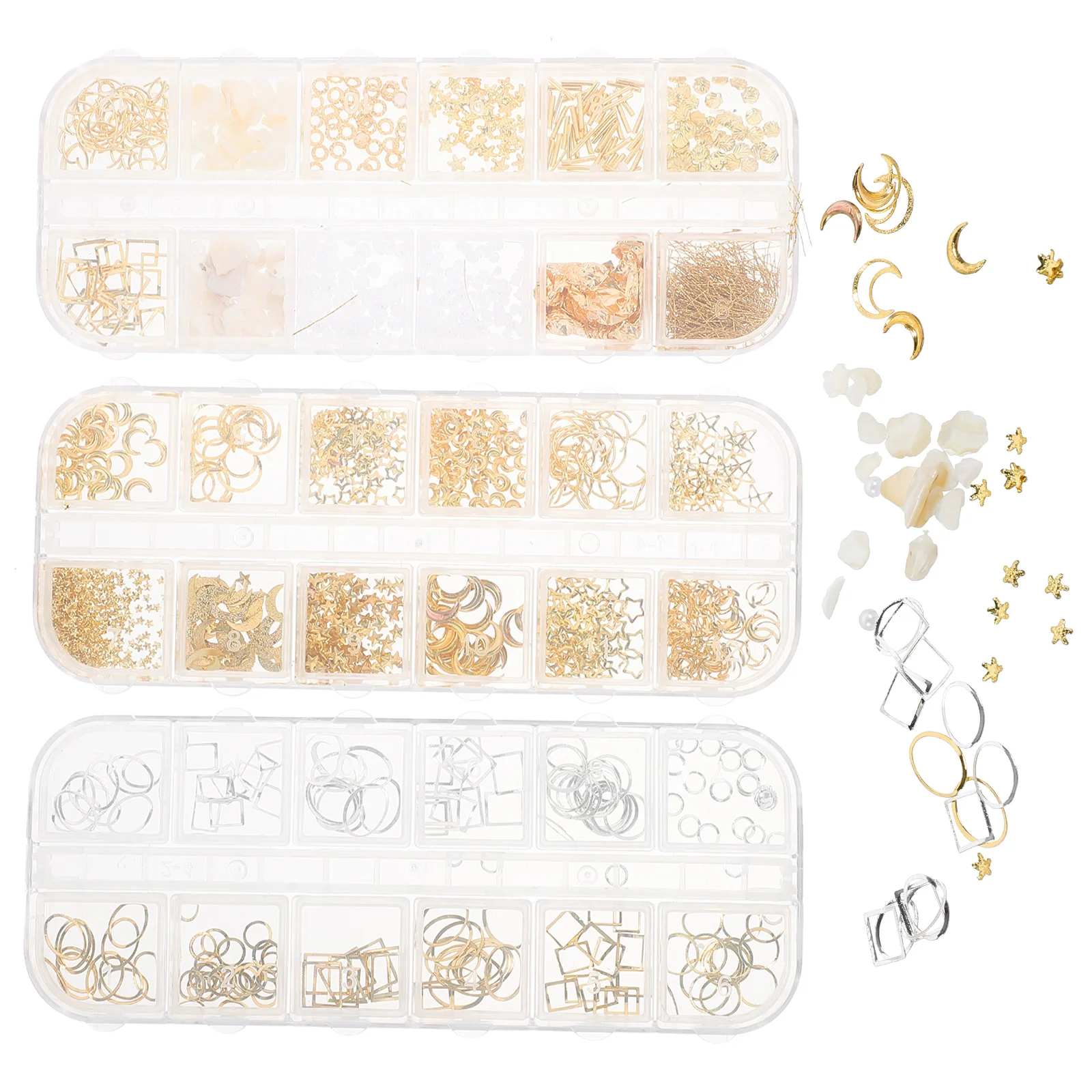 

Resin Filler 3 Boxes DIY Metal Mica Powder Crafts Filling Charms Kits Accessories Supplies Epoxy Resin Craft Jewelry Projects