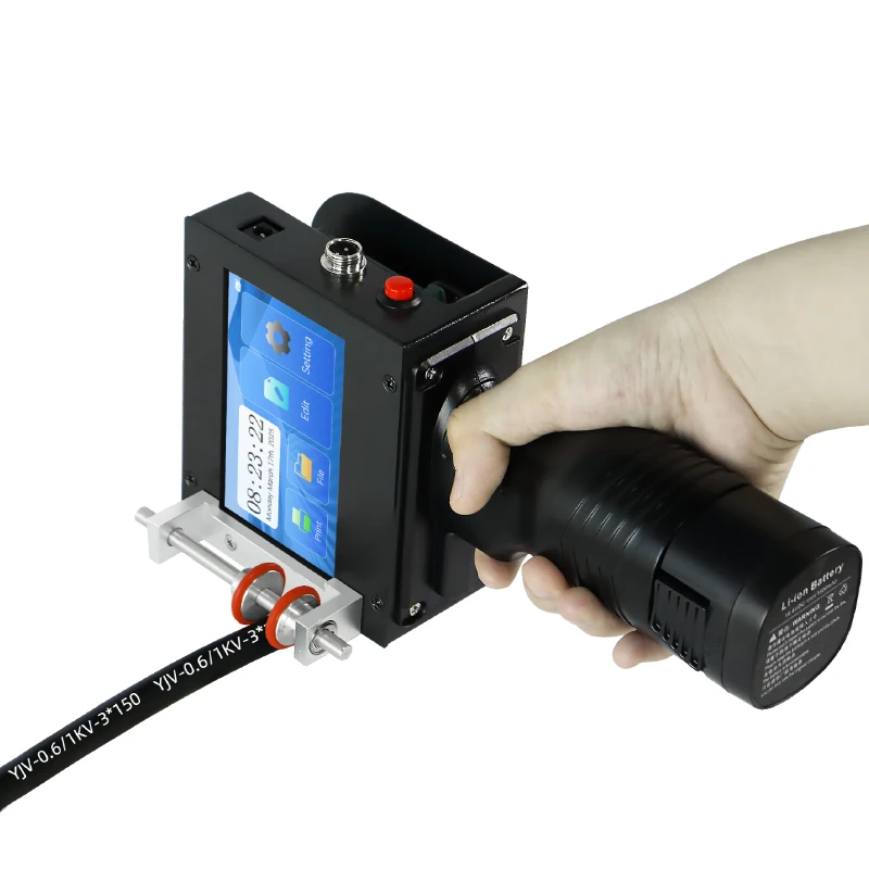 Demin MX3-G Pipeline Dedicated Handheld Coding Machine 600dpi Resolution Inkjet Printer for Steel Pipe Cable for Tube Printing