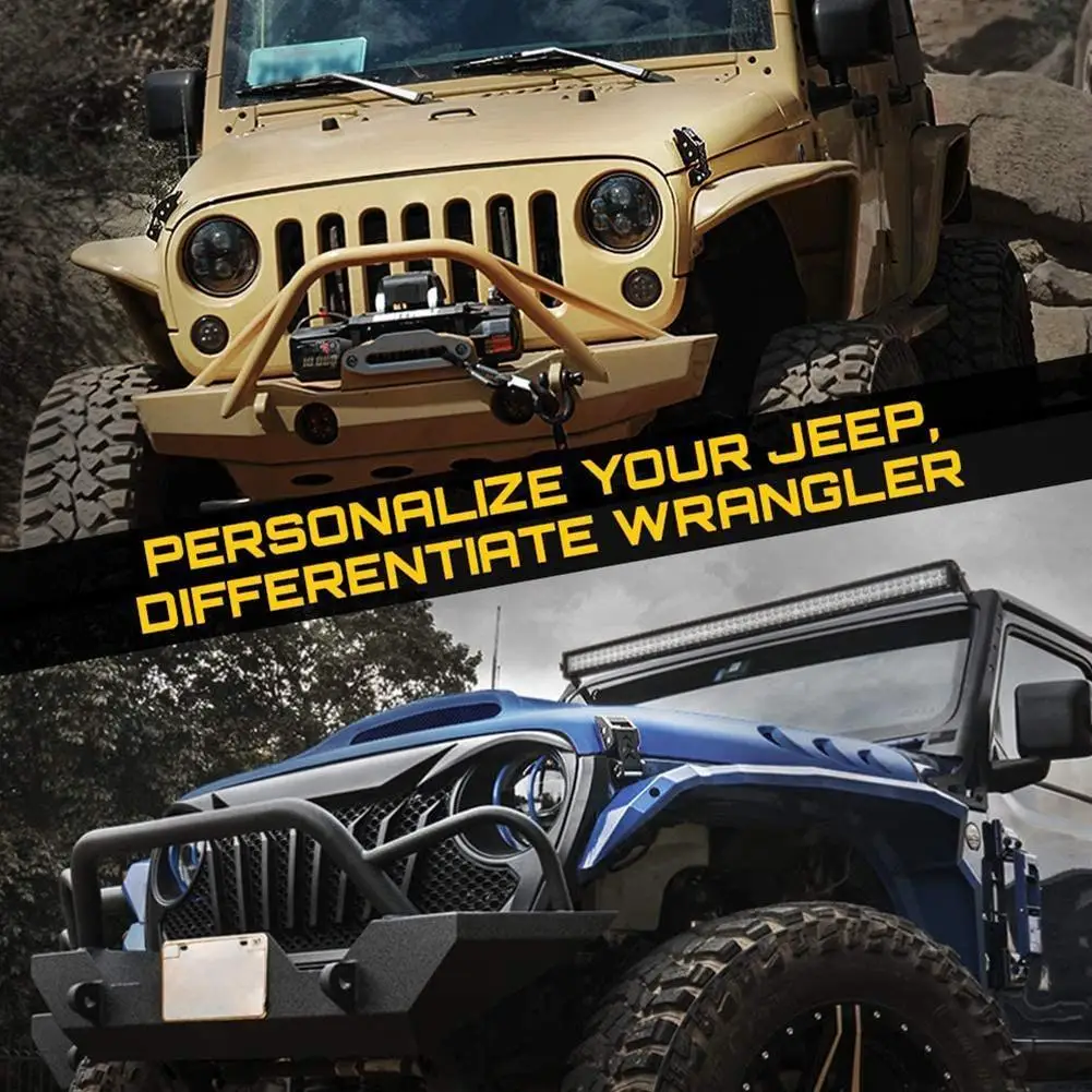 

2Pcs Car Engine Lock Hood Latch Catch Cover Engine Hood Latch Catch Lock for Wrangler JL JLU Gladiator JT 18-21