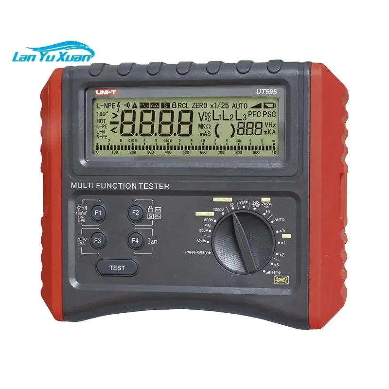 

Multi-function Loop Impedance/Line Impedance/Phase/RCD/Voltage Tester, Datalogger, Unit UT595