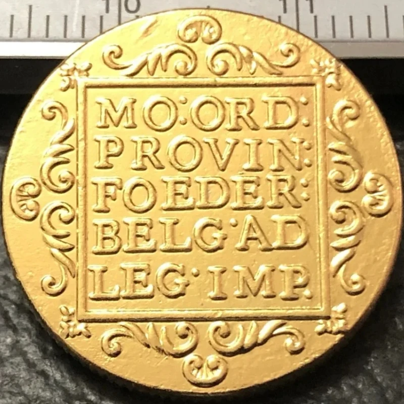 1804 Netherlands 1 Ducat French Protectorate Gold Copy Coin - Image 2