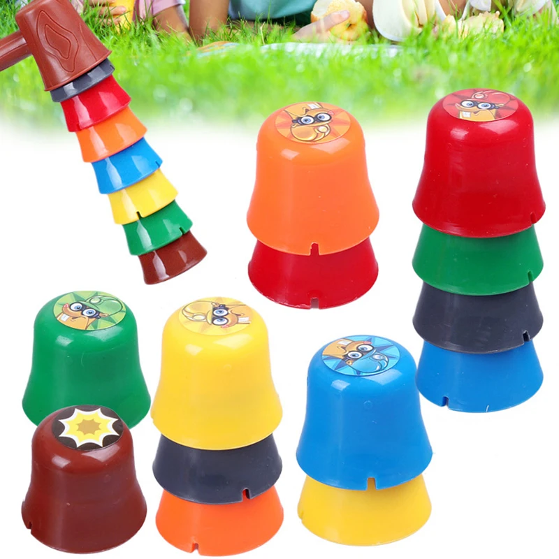 

Cartoon Cute Gopher Toy Speed Stacking Cup Kindergarten Puzzle Thinking Logic Children's Interactive Games Holiday Birthday Gift