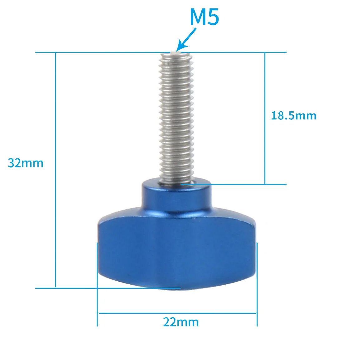 M5 Gewindebolzen Edelstahl Aluminiumlegierung T Handfest Schraube Klemmknopf Manuelle Griffschraube für Gopro 13 Für Insta360 – Detail 39