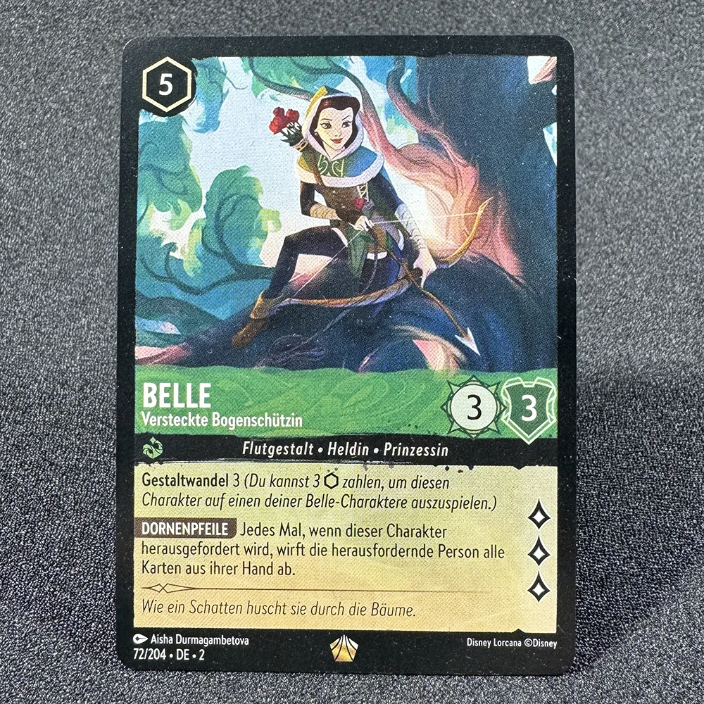 Disney Lorcana Chapter 2 Rise of the Floodborn Normal Proxy TCG Game Cards EN/FR/DE Language Single Cards Choice New Game