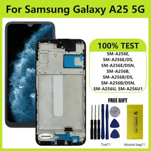Bilashmart Display Screen Samsung Galaxy A25 5G LCD Touch Screen Digitizer Assembly Samsung A25 SM A256E LCD Display Replacement