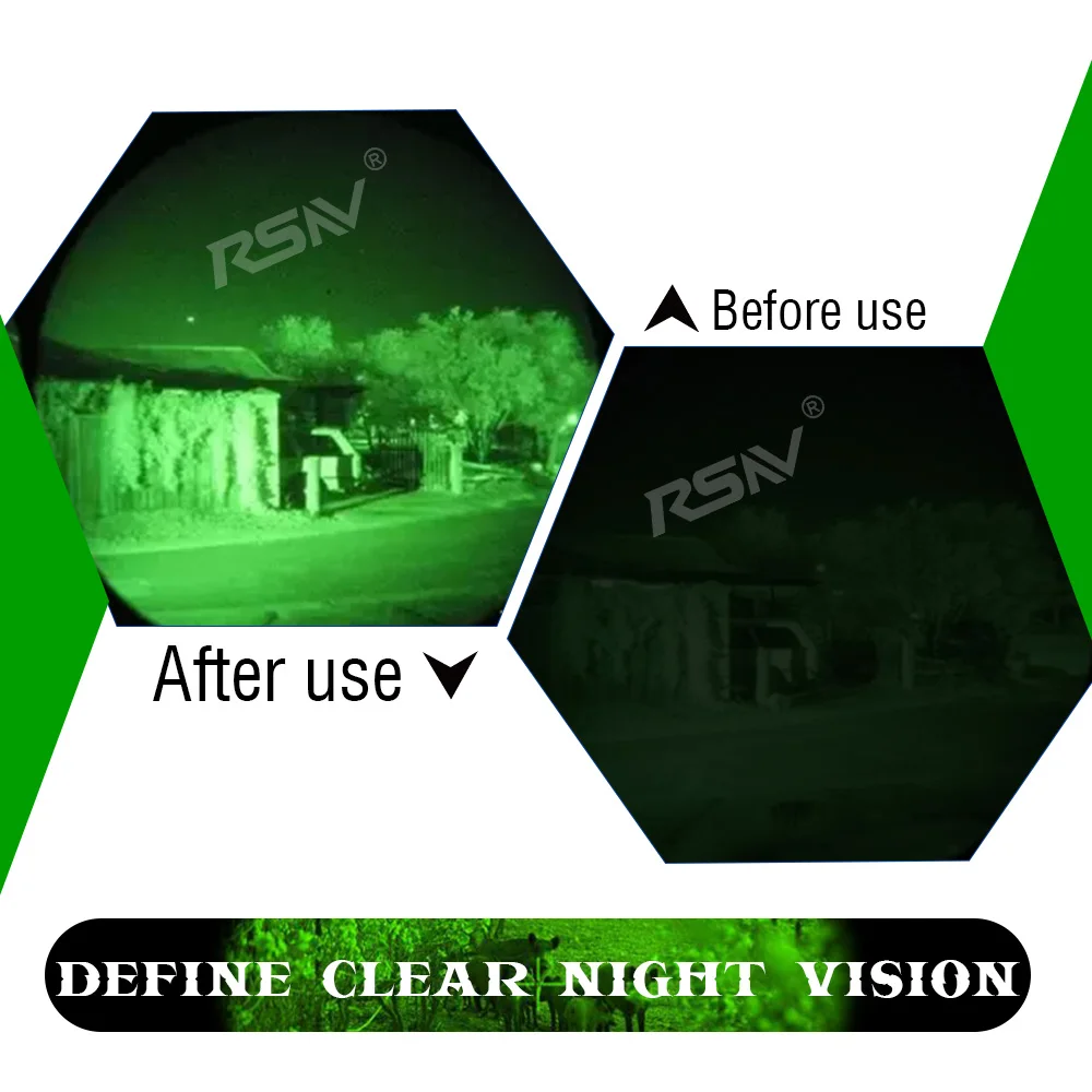RSNV Night Vision Tube With Autogating FOM1800+ White Phosphor Gen2+ Night Vision Image Intensifier Tube For PVS14 PVS31 GPNVG18