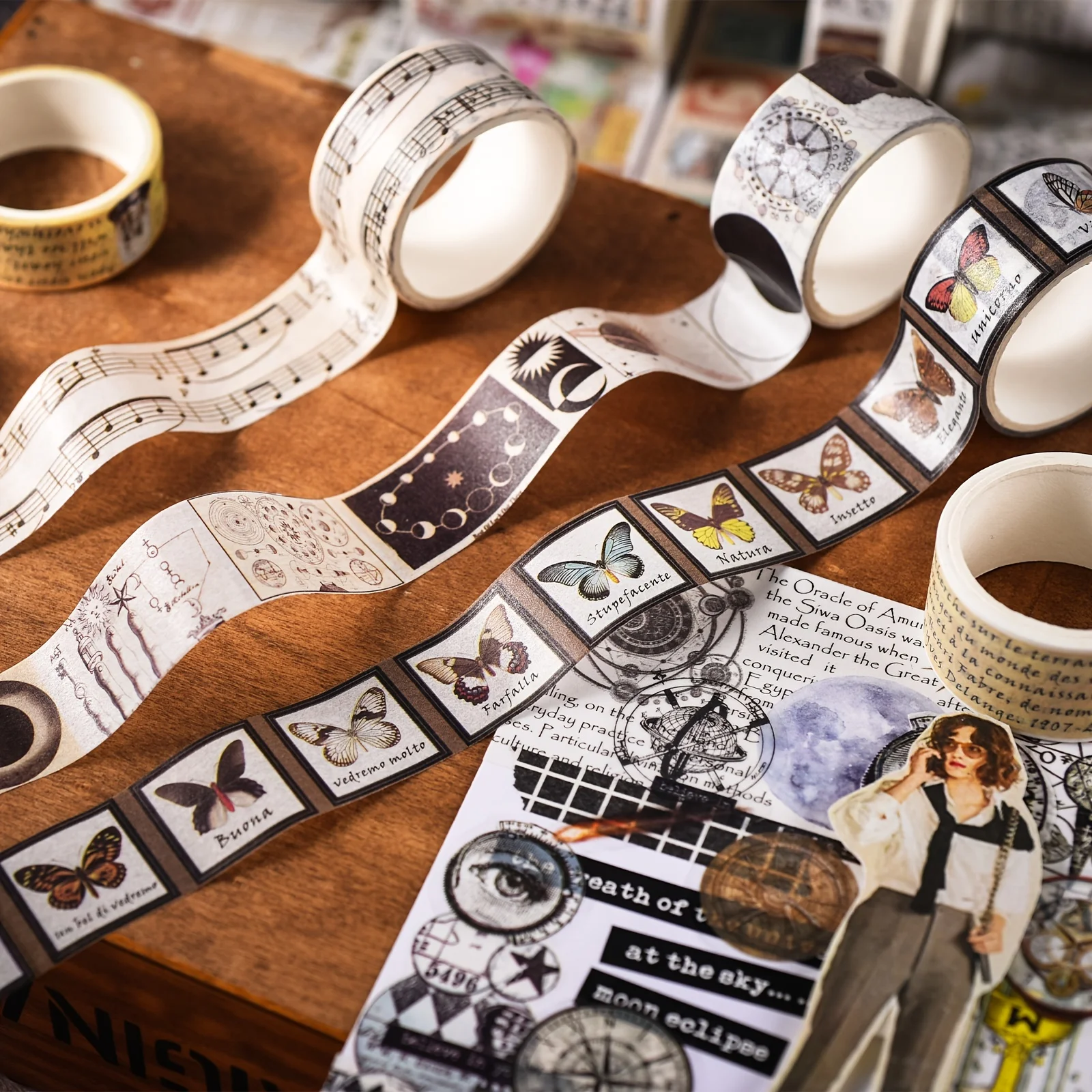 18 Рулонов в винтажном стиле