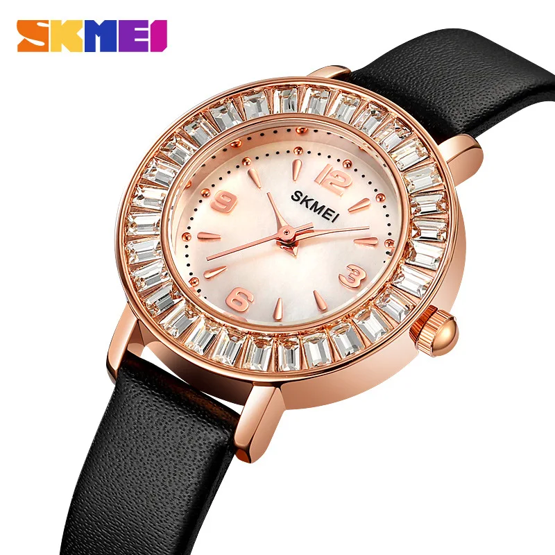 Skmei Genuine High-End Simple Elegant Quartz Watch Special Interest Light Luxury High-Grade Waterproof Women's Watch